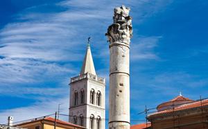 Ruinas romanas en Zadar