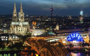 Panor�mica de la ciudad de noche