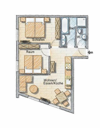 Apartamento Appartements Sursilva Im Haus Steiner