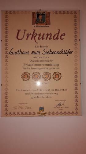 Agroturismo Landhaus Zum Siebenschl�fer
