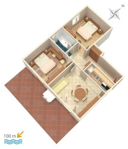Apartment Vinisce 5229c