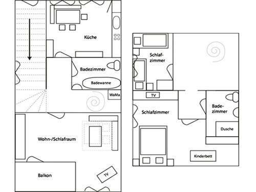 Apartamento Ferienwohnung Kapitein