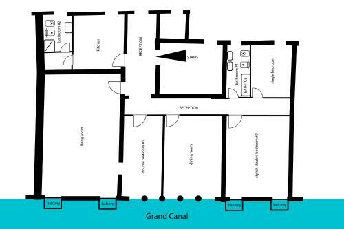 Apartamento Barocco Veneziano 2doubles, Location, Wifi Aircond