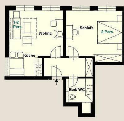 Apartamento Ferienanlage Alt Reddevitz - Haus Berlin