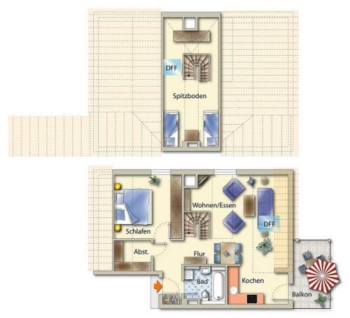 Apartamento Ferienwohnung Zum Kliff