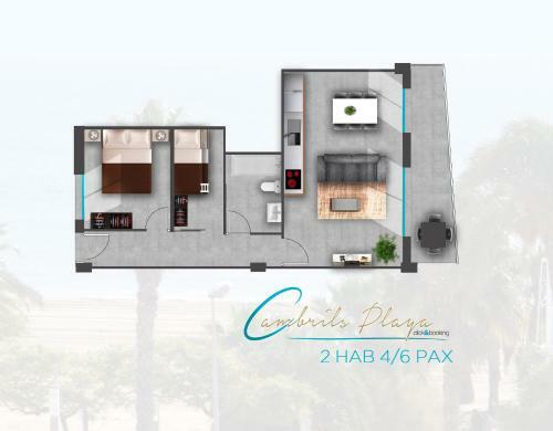 Apartamento Click & Booking Cambrils Playa Spa