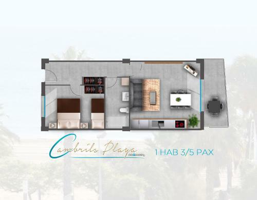 Apartamento Click & Booking Cambrils Playa Spa