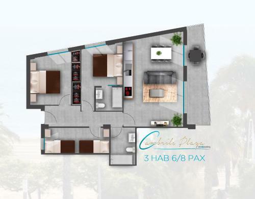 Apartamento Click & Booking Cambrils Playa Spa