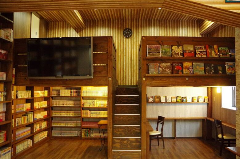 Hostal Hostel Wasabi Osaka Bed With Library