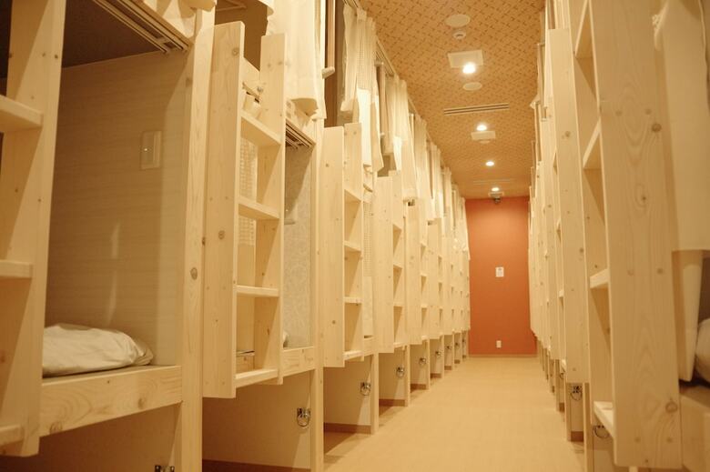 Hostal Hostel Wasabi Osaka Bed With Library