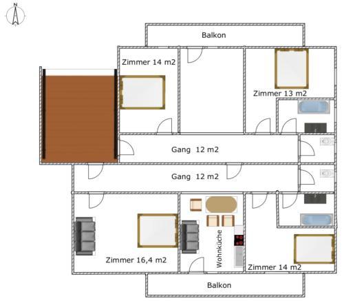 Apartamento Wolke7 Family First