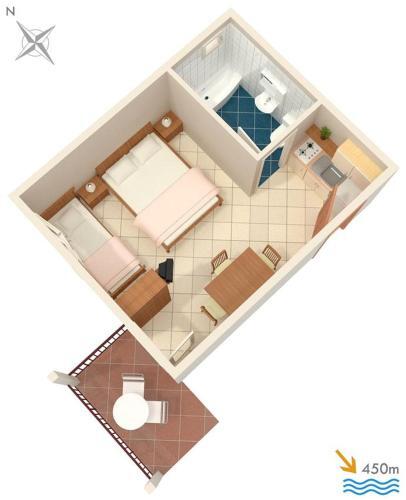 Apartment Orebic 266a