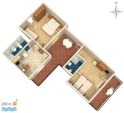 Apartment Selce 5496a