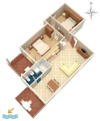 Apartment Jadranovo 2377c