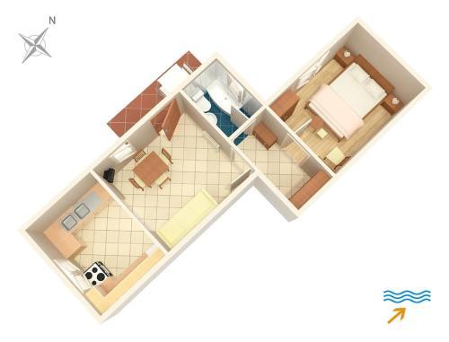 Apartment Mali Losinj 2492a