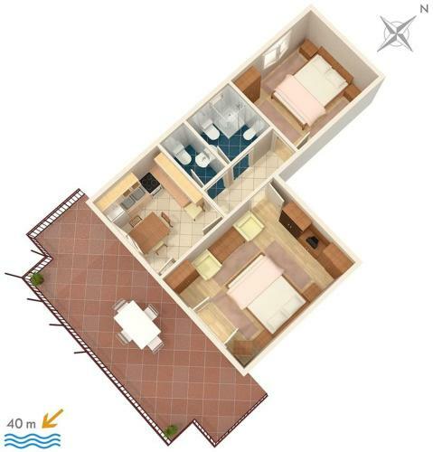 Apartment Mali Losinj 2493b
