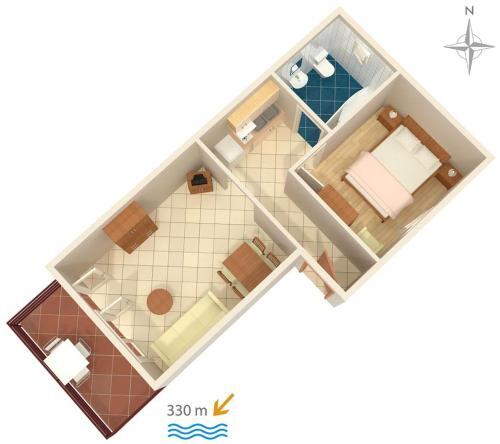 Apartment Jadranovo 5533a