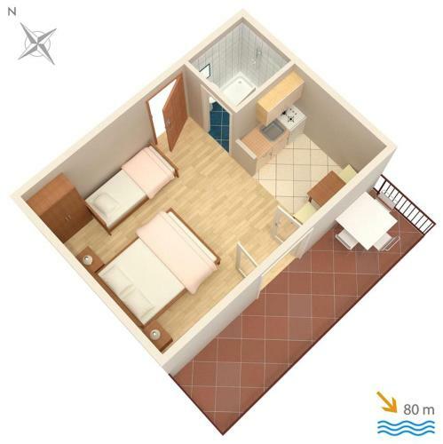 Apartamentos Studio Brela 2713c