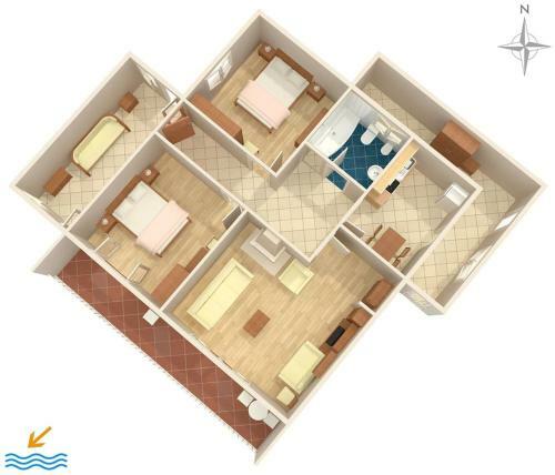 Hostal Double Room Makarska 6767a