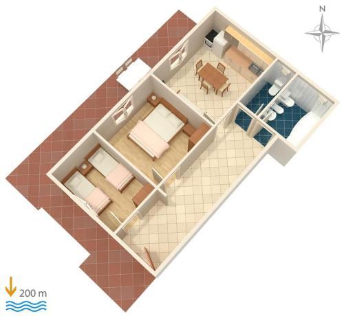 Apartments With A Parking Space Baska Voda (makarska) - 6057
