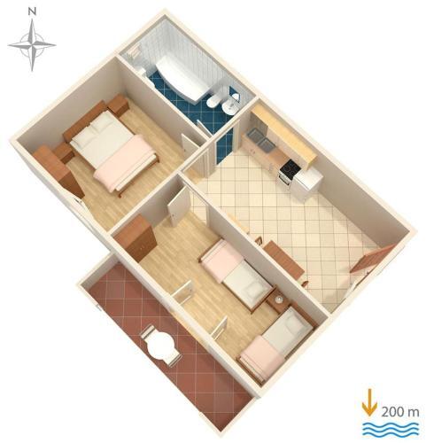 Apartments With A Parking Space Baska Voda (makarska) - 6057