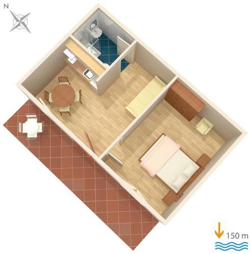Apartment Podstrana 2087b