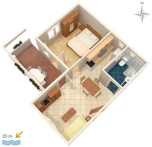 Apartment Bibinje 4197a