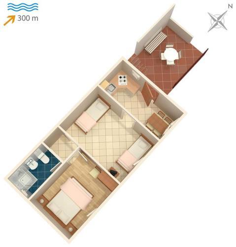 Apartment Sutivan 745b