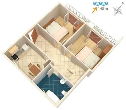Apartment Seget Vranjica 1050b