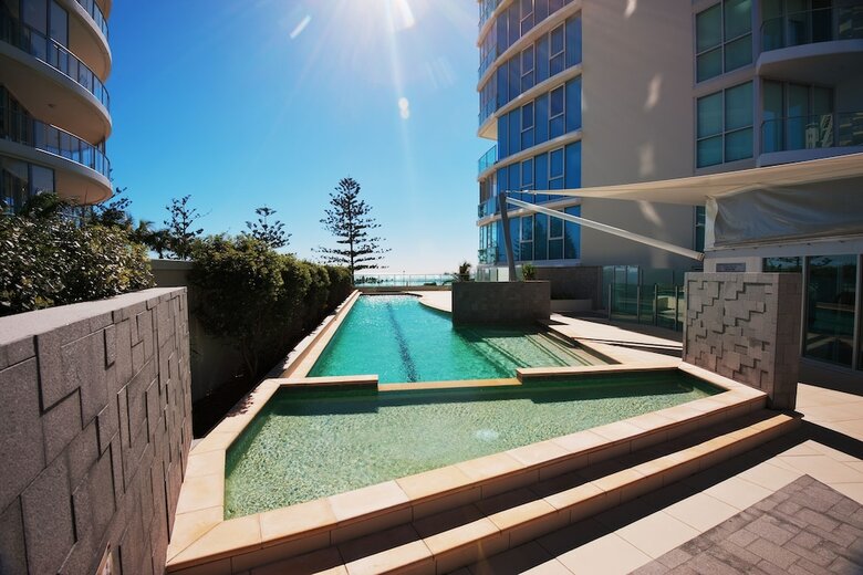 Hotel Reflection On The Sea