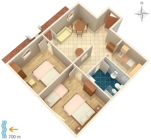 Hostal Double Room Njivice 5362b