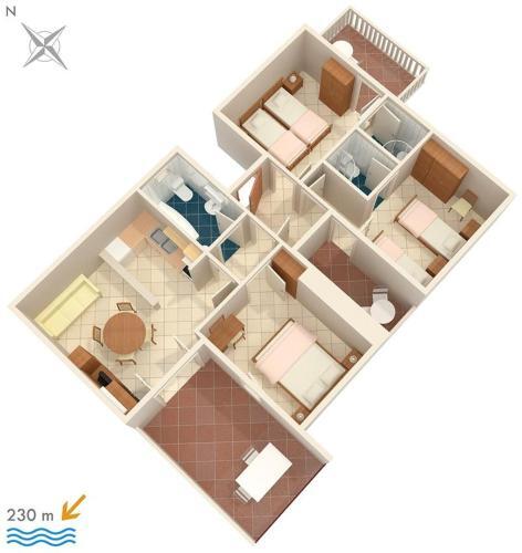 Apartment Zrnovska Banja 8335a