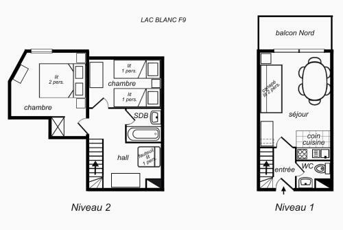 Apartamento Residence Le Lac Blanc