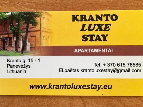 Apartamento Kranto Luxe Stay