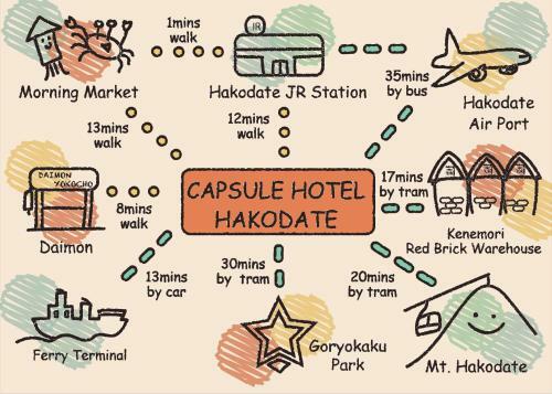 Capsule Hotel Hakodate