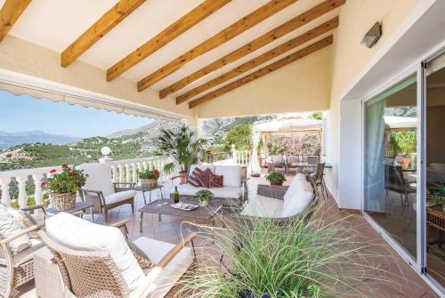 Altea La Vella Villa Sleeps 8 Air Con Wifi