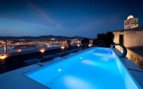 Ibiza Town Villa Sleeps 10 Pool