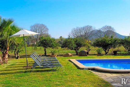 Pollenca Villa Sleeps 5 Pool Air Con
