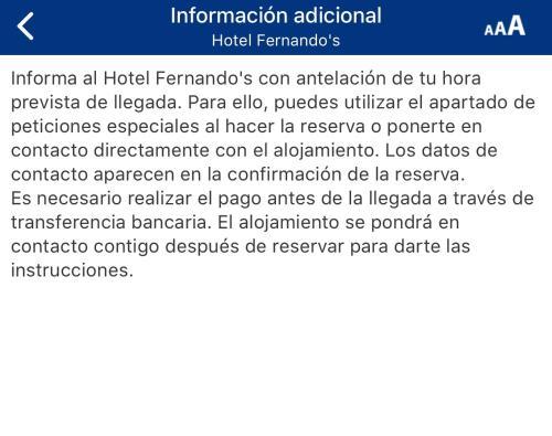 Hotel Fernando's