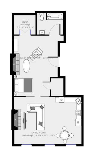 Apartamento Historical, Spacious, Sunny Studio Retreat