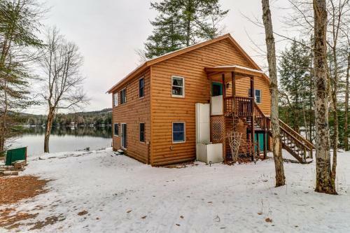 Two Story Adirondack Log Cabin