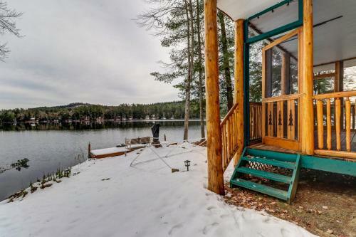 Two Story Adirondack Log Cabin