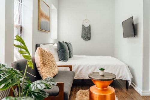 Apartamento Trendy! 10min Train To Wrigley Cubs Vs Reds?