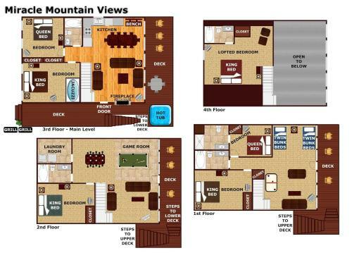 Awesome Views #701 - Six Bedroom Cabin