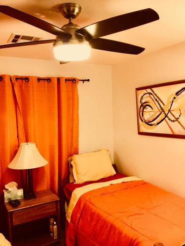 Bed & Breakfast Red Orange Yellow Guest Room