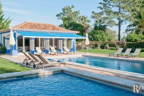 Olhos De Agua Villa Sleeps 10 Pool Air Con Wifi