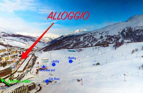 Apartamento Alloggio A Sestriere Fronte Piste