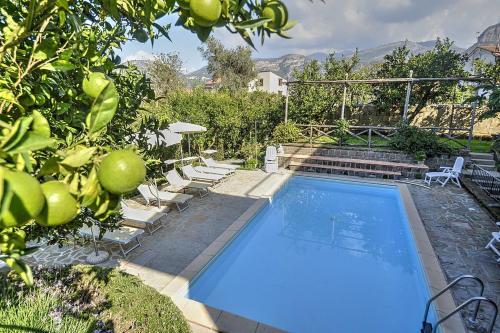 Villa Sant'agnello Apartment Sleeps 5 Pool Air Con Wifi