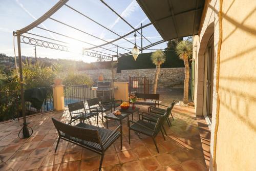 Vence Villa Sleeps 10 Pool Air Con Wifi