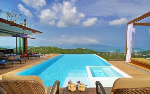 6 Bedroom Sea Blue View Villa - 5 Star With Staff